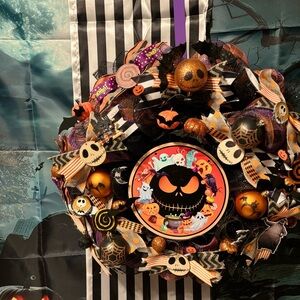 TODAY ONLY!!!! SALE Nightmare Before Christmas Halloween wreath